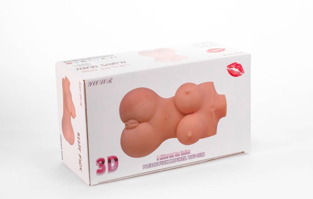 Double Hole 3D Masturbator IV Masturbatoare masculine