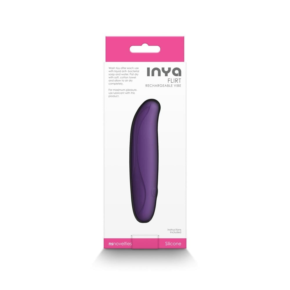 Mini Vibrator INYA Flirt ? Dark Purple, Compact, Powerful, Sensual Pleasure