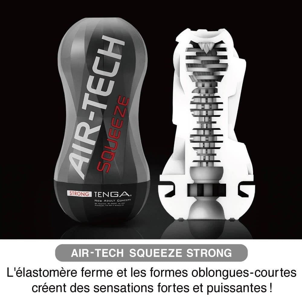 High-Performance AIR-TECH SQUEEZE Strong Male Masturbator - Ultimate Pleasure Experience!