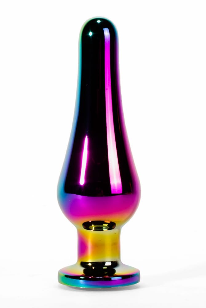 X-MEN Secret Shine Metal Butt Plug - Rainbow M-Dop Anal Accessory | High-Quality Pleasure Toy