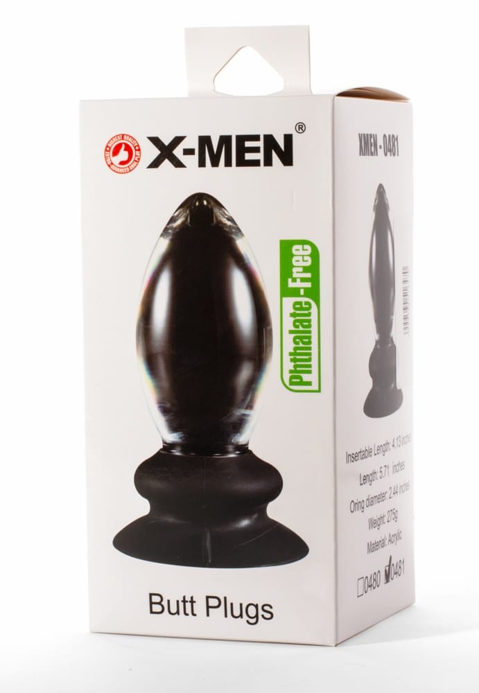 X-Men 5.7 Butt Plug - High-Quality Anal Toy for Enhanced Pleasure