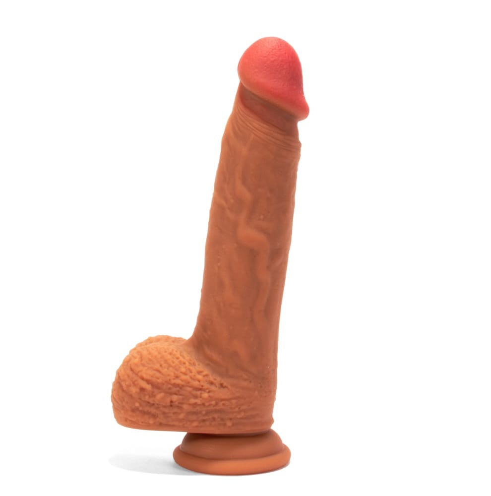 X-MEN 8.8 Dual-Layer Brown Dildo ? Realistic, Pleasure-Enhancing Adult Toy for Ultimate Satisfaction