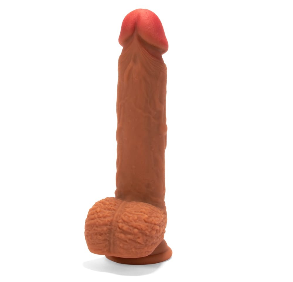 X-MEN 8.8 Dual-Layer Brown Dildo ? Realistic, Pleasure-Enhancing Adult Toy for Ultimate Satisfaction