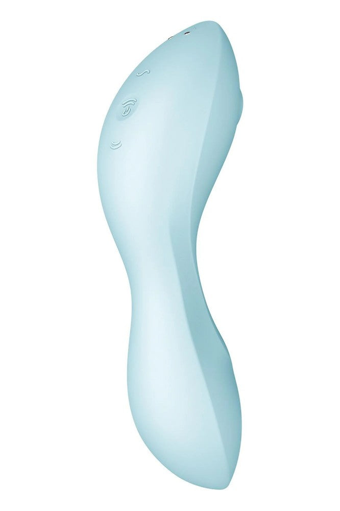 Curvy Trinity 5+ Blue Stimulanti Clitoridieni - Powerful and Rechargeable Clitoral Stimulator