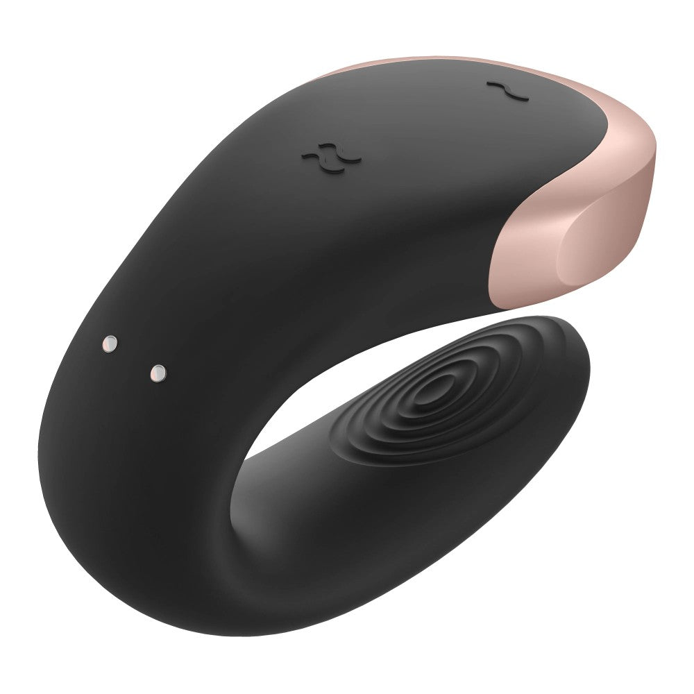 Double Love (Black) Vibrator dublu