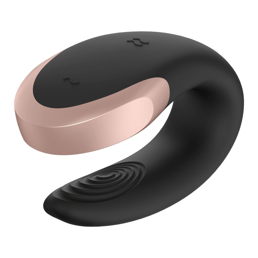 Double Love (Black) Vibrator dublu