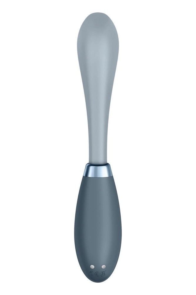 High-Intensity G-Spot Flex 3 Vibrator - Grey, Powerful & Flexible Pleasure Toy