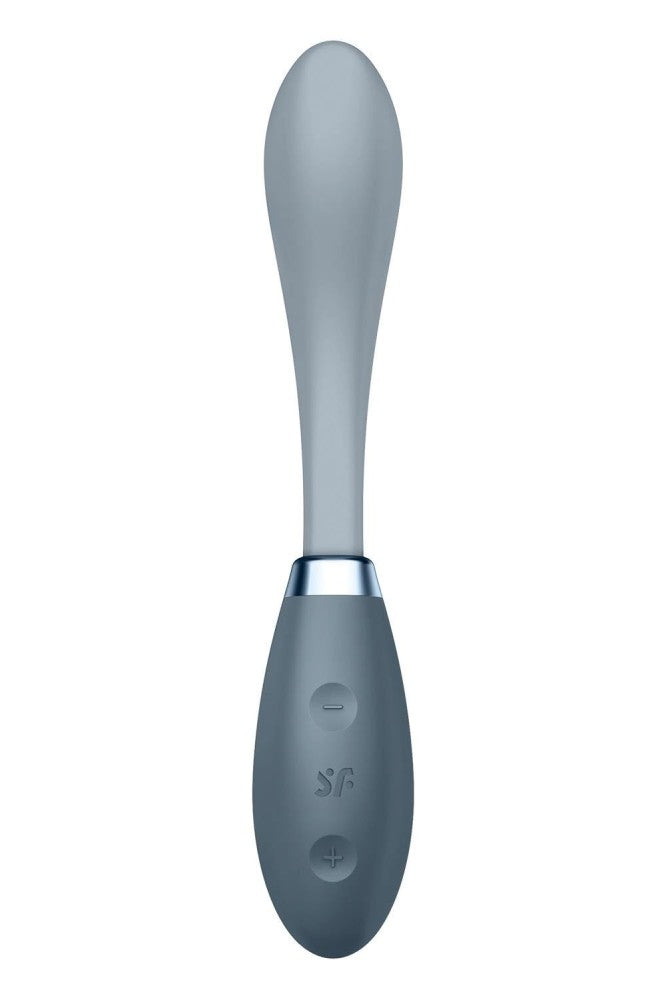 High-Intensity G-Spot Flex 3 Vibrator - Grey, Powerful & Flexible Pleasure Toy