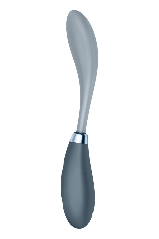 High-Intensity G-Spot Flex 3 Vibrator - Grey, Powerful & Flexible Pleasure Toy