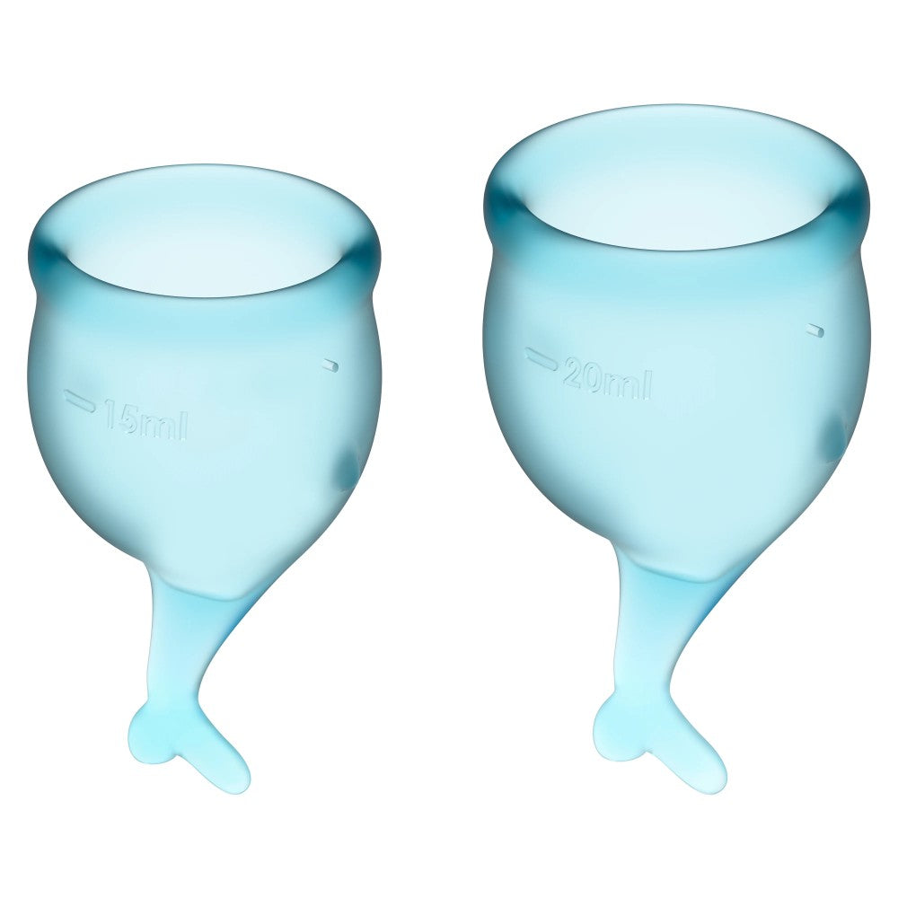 High-Quality Menstrual Cup - Feel Secure & Comfortable (Light Blue) | Eco-Friendly Menstrual Solution - Cupa Menstrual?