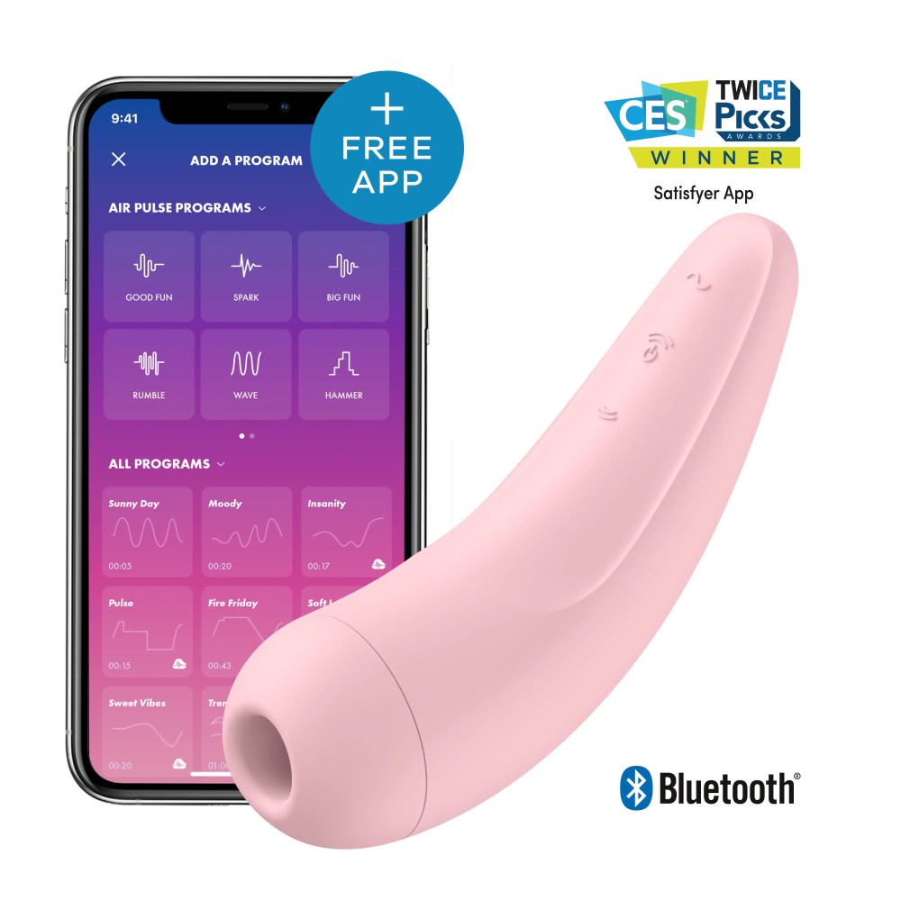 Curvy 2+ Pink Stimulant Clitoral Vibrator - Powerful Pleasure for Intense Orgasm