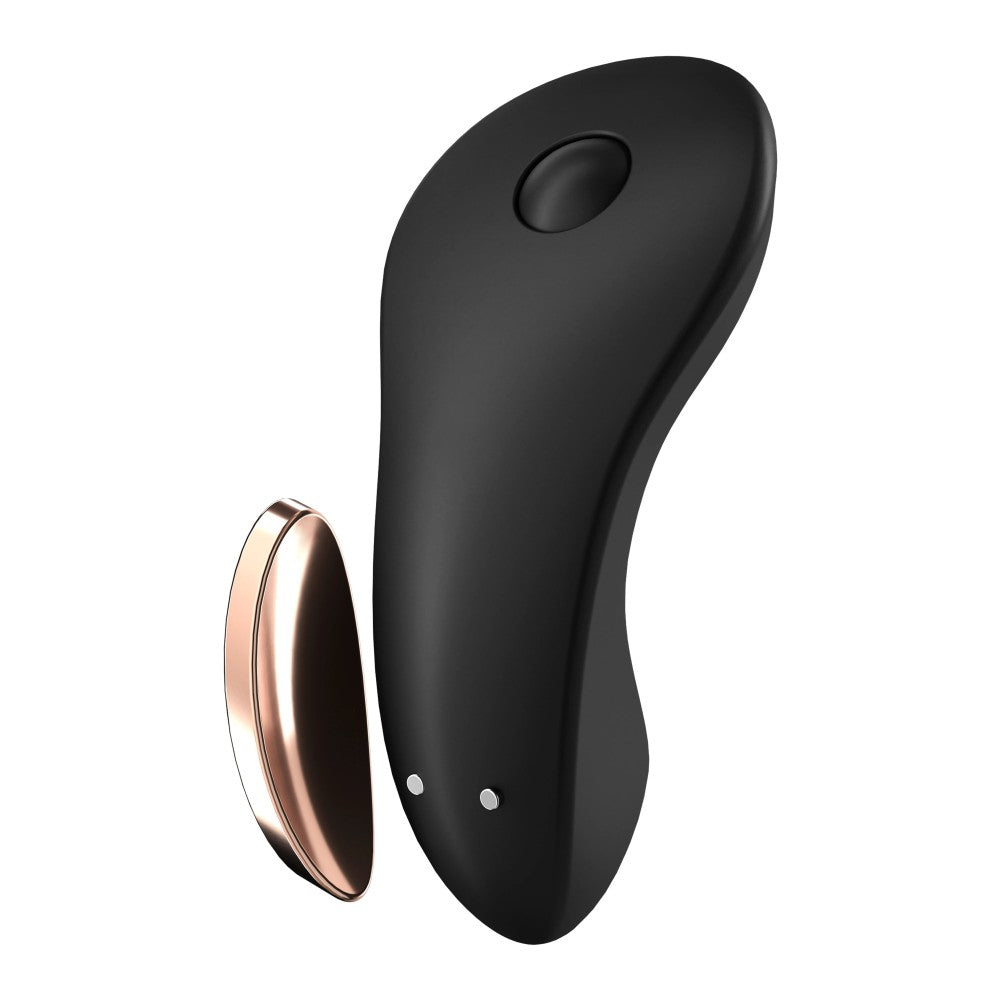 Little Secret Black Mini Vibrator ? Discreet Rechargeable Adult Toy for Intense Pleasure