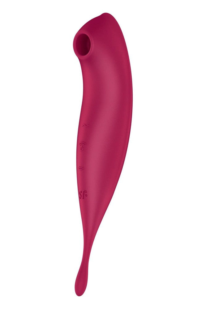 Dark Red Stimulanti Clitoridieni - Twirling Pro Connect App for Ultimate Sensation