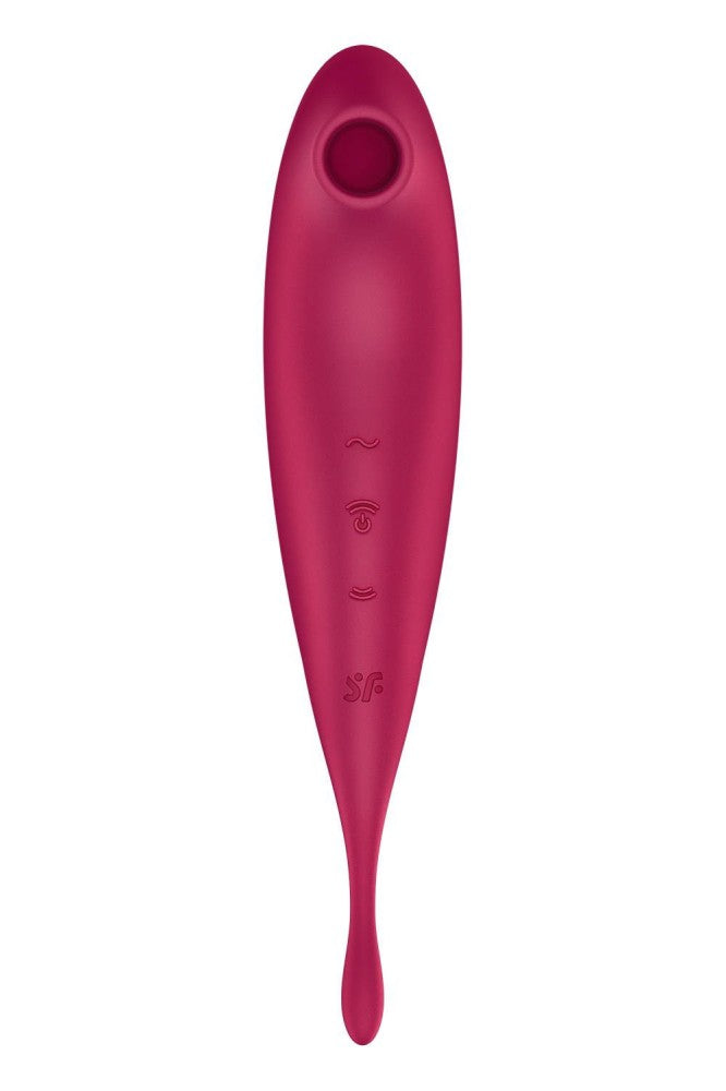 Dark Red Stimulanti Clitoridieni - Twirling Pro Connect App for Ultimate Sensation