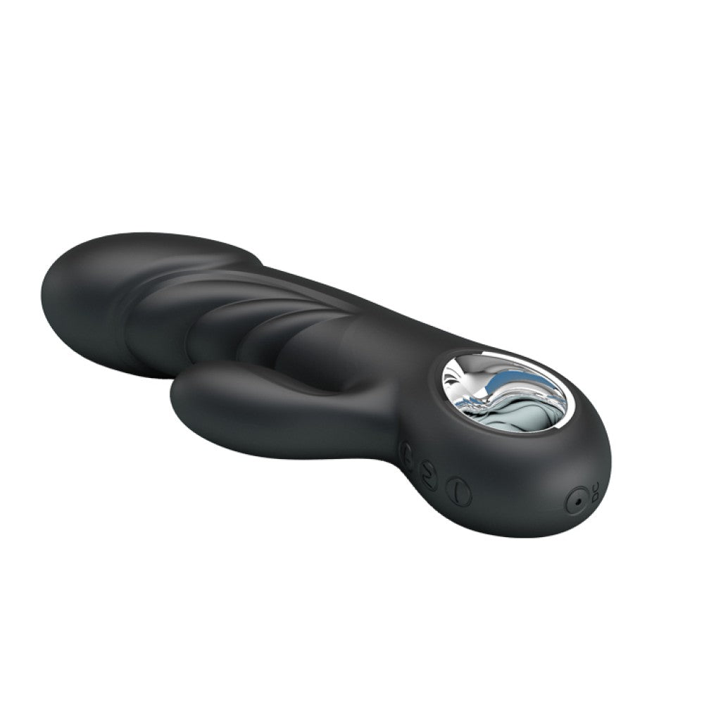 Ansel Black Vibrator by Pretty Love - Powerful, Waterproof, and Body-Safe Pleasure Toy