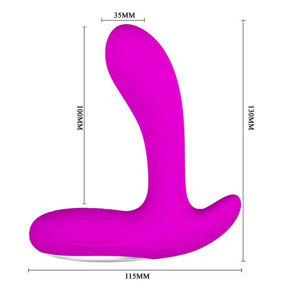 Pretty Love Backie - Purple Prostate Massager for Intense Pleasure and Relaxation