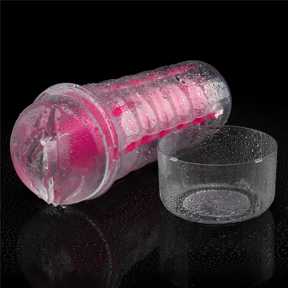 8.5'' Lumino Play Pink Glow Masturbator - Ultimate Pleasure for Men, Smooth & Sensational Experience!