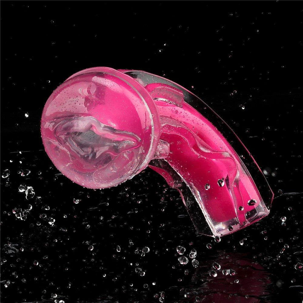 8.5'' Lumino Play Pink Glow Masturbator - Ultimate Pleasure for Men, Smooth & Sensational Experience!