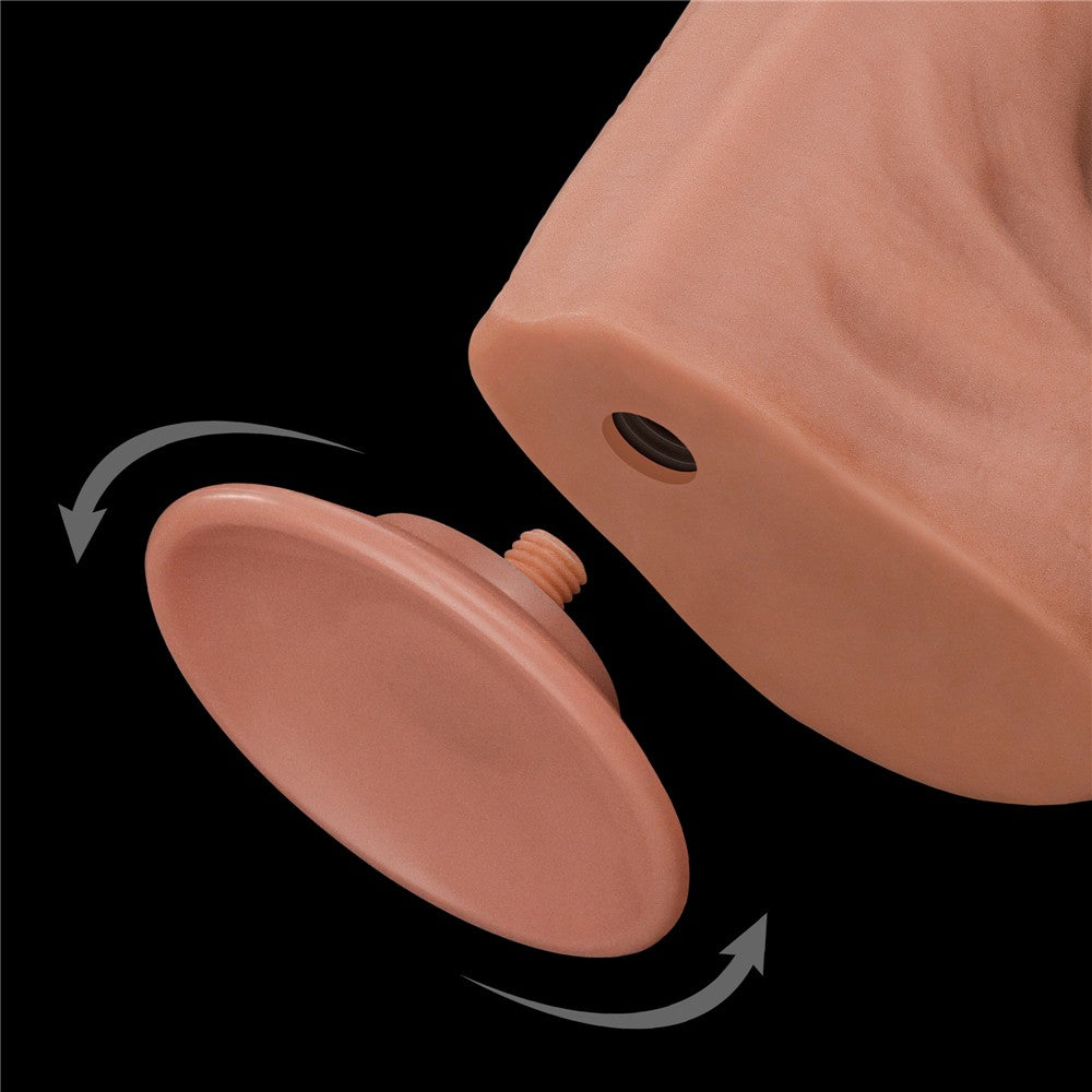 14? King Size Dual Layer Dong - Realistic Sliding Skin Dildo for Ultimate Pleasure