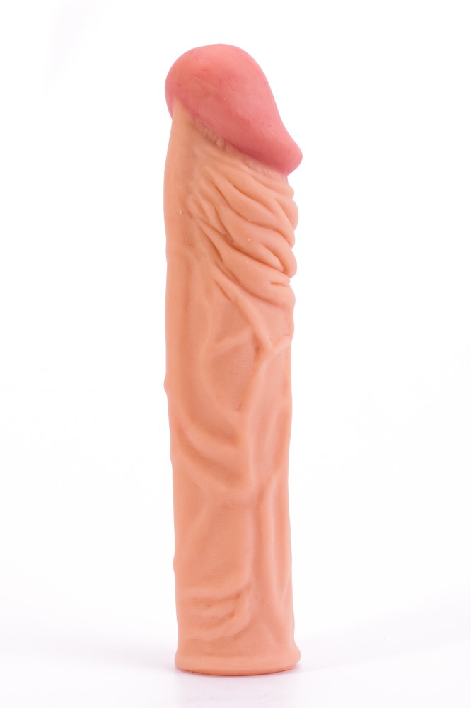 Pleasure X-Tender Penis Sleeve Brown 3 Man?onul penisului