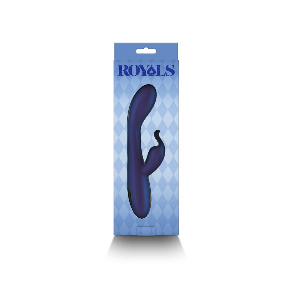 Empress Metallic Blue Vibrator - Luxurious Waterproof Pleasure Toy for Intense Orgasms