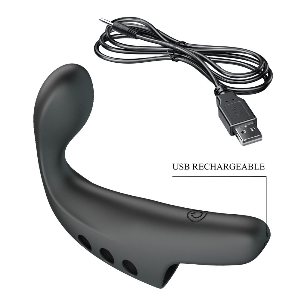 Pretty Love Gorgon Purple Vibrator - Powerful Fingering Stimulator for Ultimate Pleasure