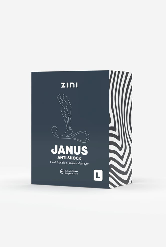 Zini Janus Anti-Shock Prostate Massager ? Premium L Prostate Massage Device | Masculine Wellness