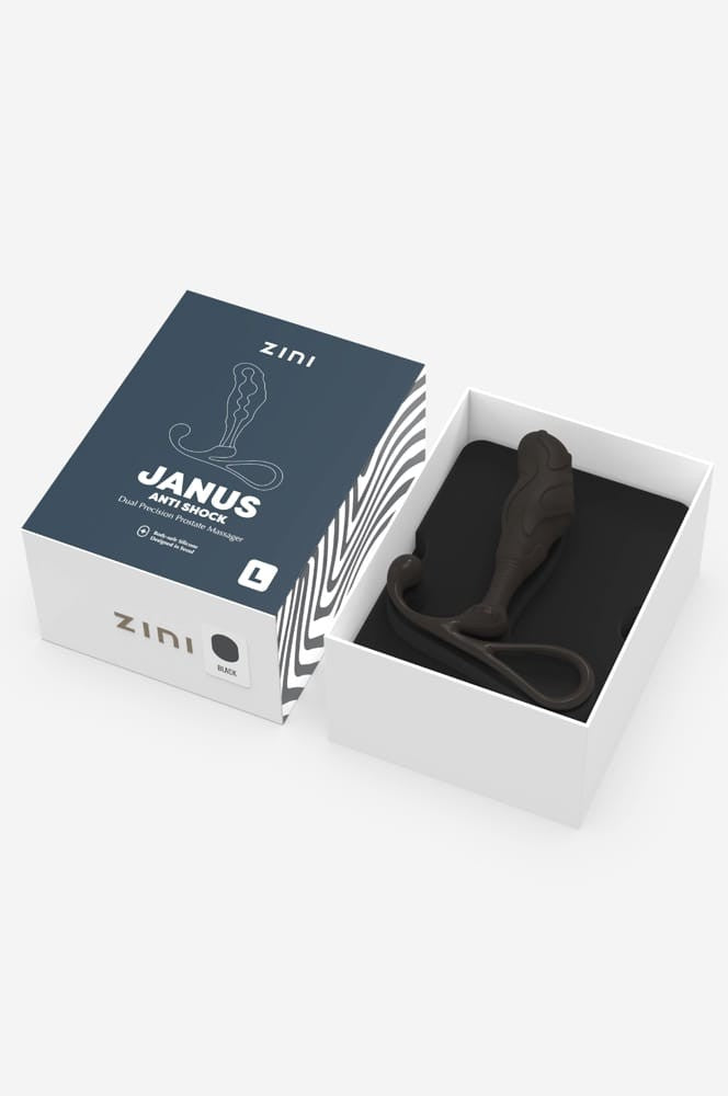 Zini Janus Anti-Shock Prostate Massager ? Premium L Prostate Massage Device | Masculine Wellness