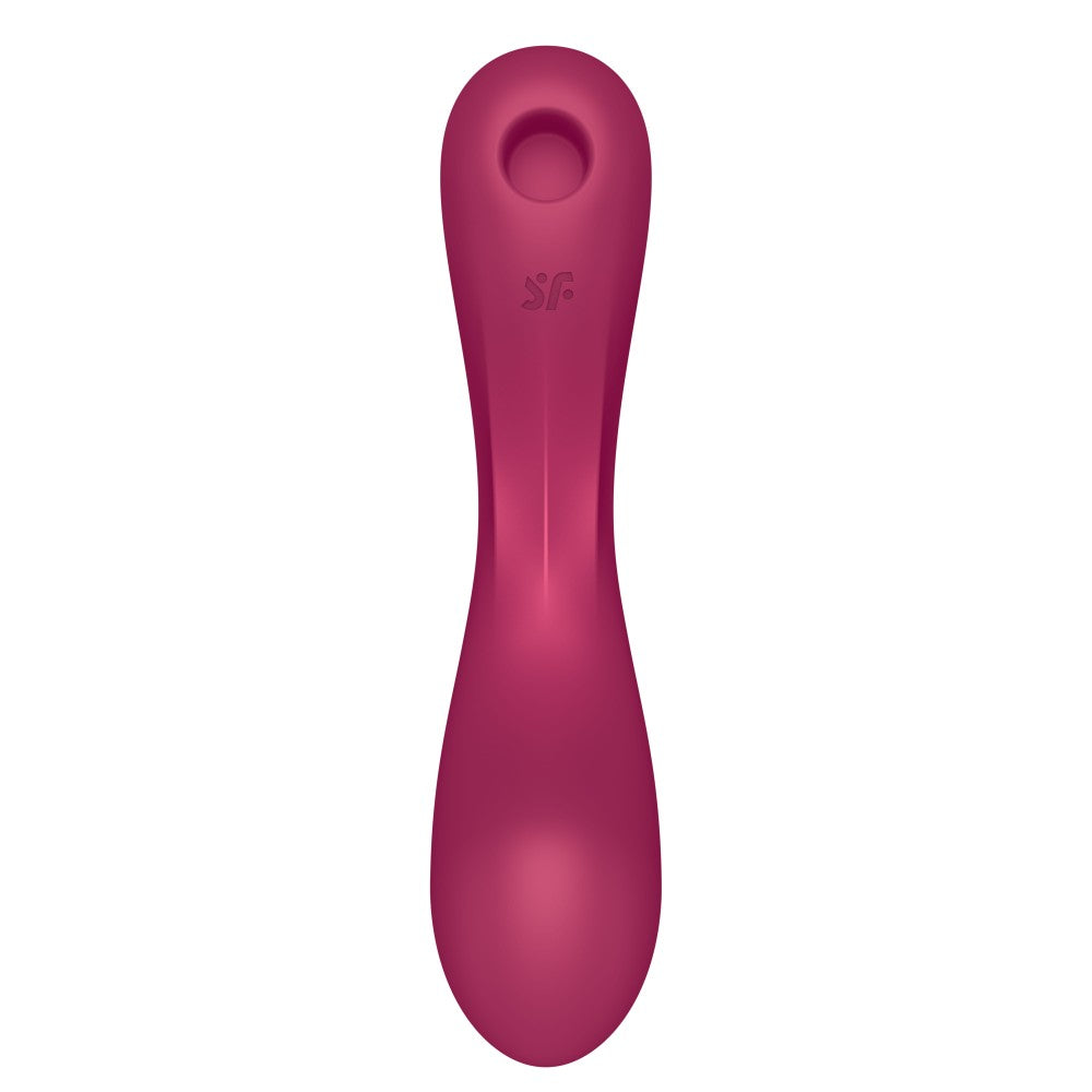 Curvy Trinity 1 Red - Premium Clitoral Stimulator for Ultimate Pleasure | Ergonomic Design & Powerful Vibration