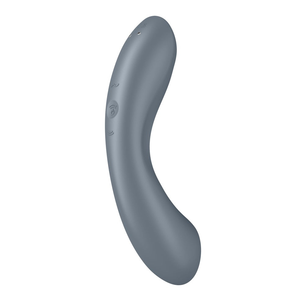 Curvy Trinity 1 Blue Grey Clitoral Stimulator ? Enhanced Pleasure & Sensation