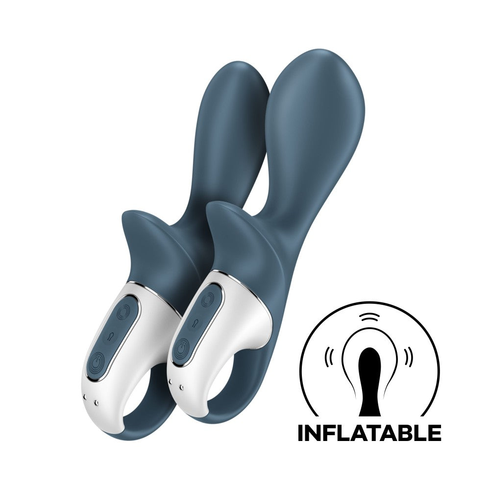Air Pump Booty Vibrator - Dark Grey Pleasure Tool for Enhanced Sensation