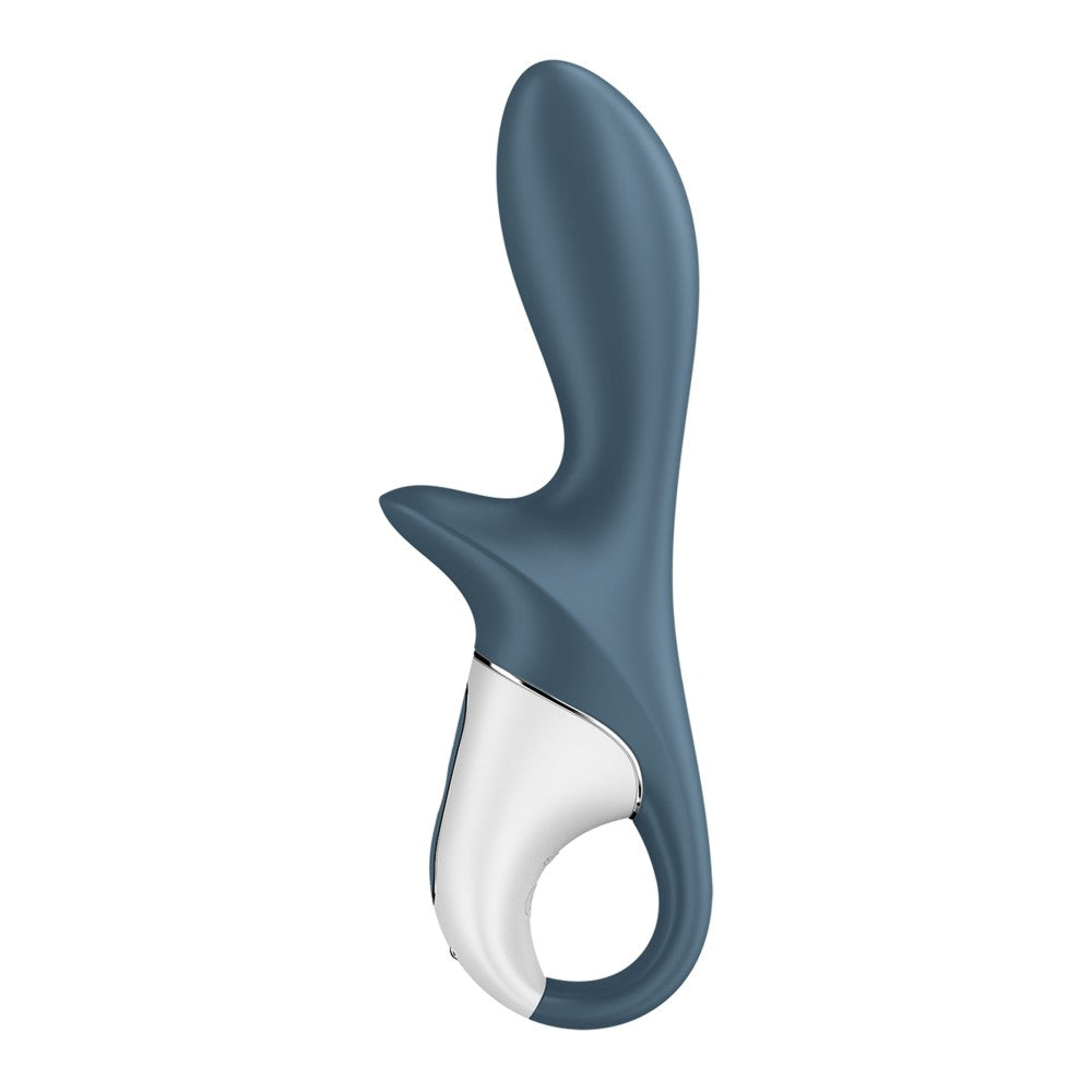 Air Pump Booty Vibrator - Dark Grey Pleasure Tool for Enhanced Sensation