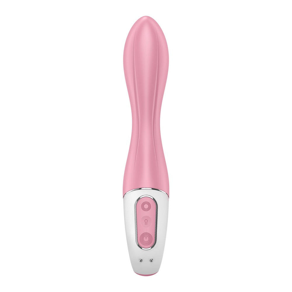 High-Power Air Pump Vibrator - Dual Light Red Massage Toy for Ultimate Pleasure