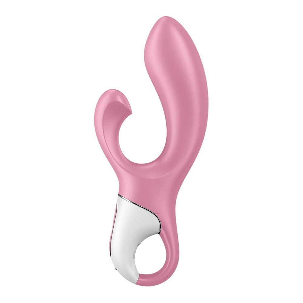 Air Pump Bunny 2 - Rechargeable Light Red Vibrator for Enhanced Pleasure