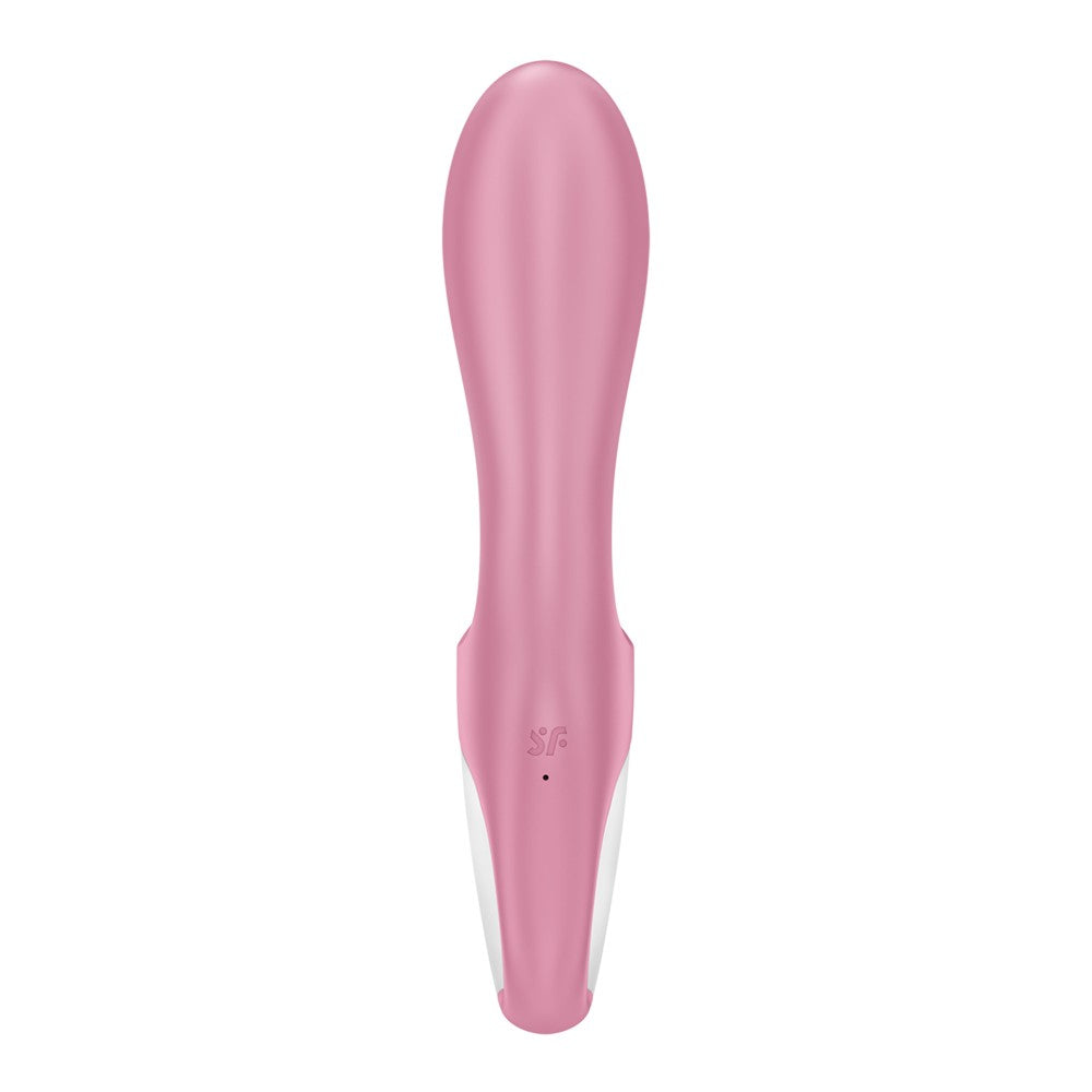 Air Pump Bunny 2 - Rechargeable Light Red Vibrator for Enhanced Pleasure