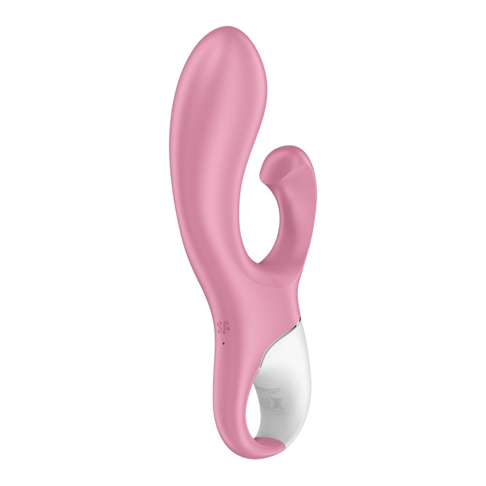 Air Pump Bunny 2 - Rechargeable Light Red Vibrator for Enhanced Pleasure