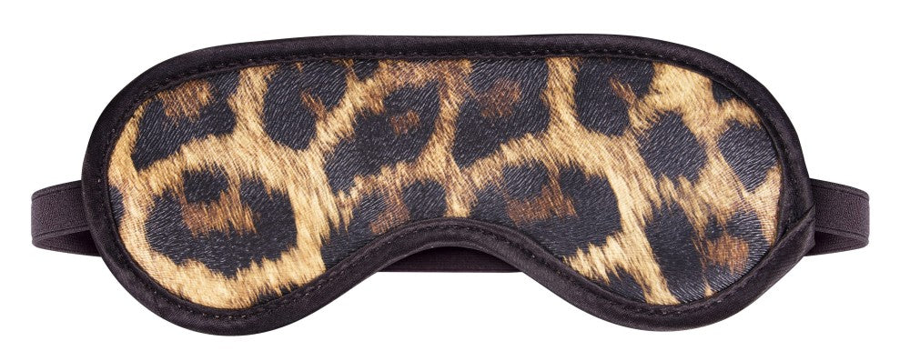 LEOPARD FRENZY Eye Mask - Luxurious BDSM Blindfold for Enhanced Sensory Play