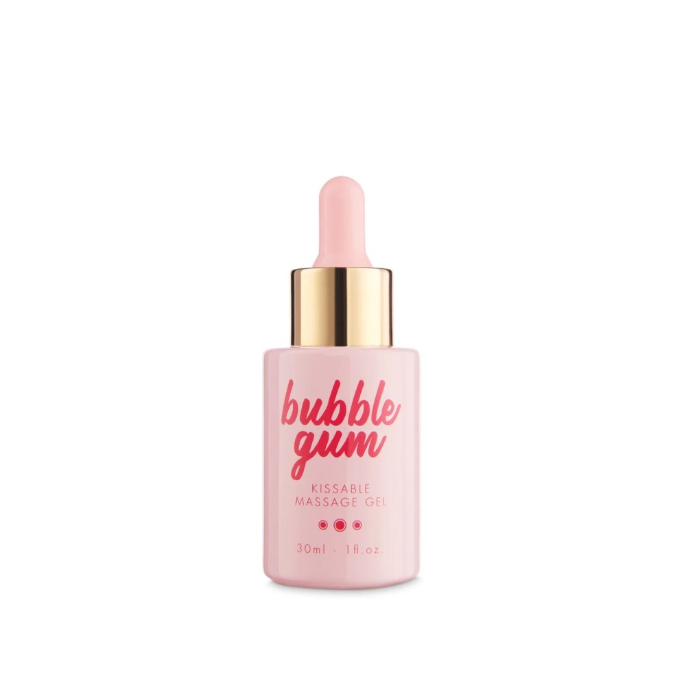 BUBBLEGUM Play Kit: Warming Massage Oil 100ml, Kissable Body Gel 30ml, Oral Pleasure Lip Gloss 13ml - Ultimate Sensual Experience!