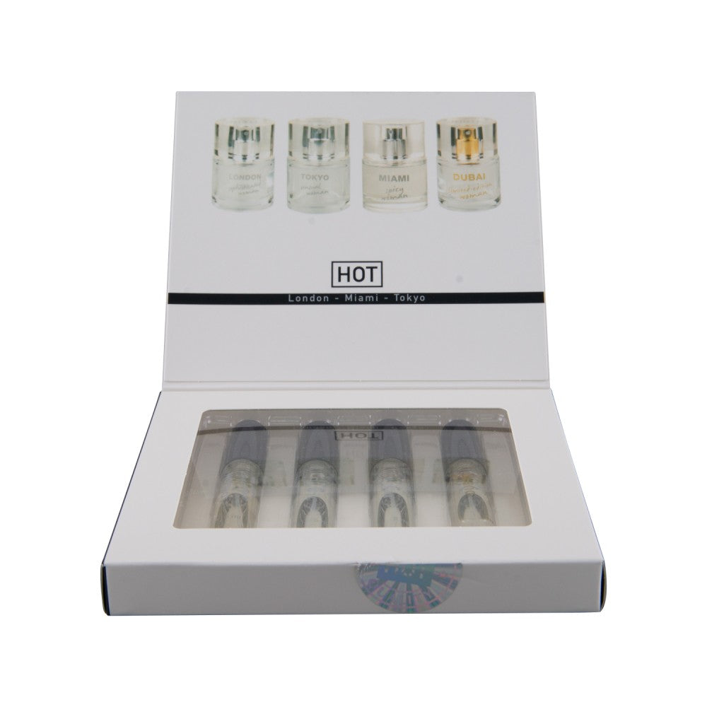 HOT Pheromone Perfume Tester-Box LMTD women - 4x5ml Feromoni