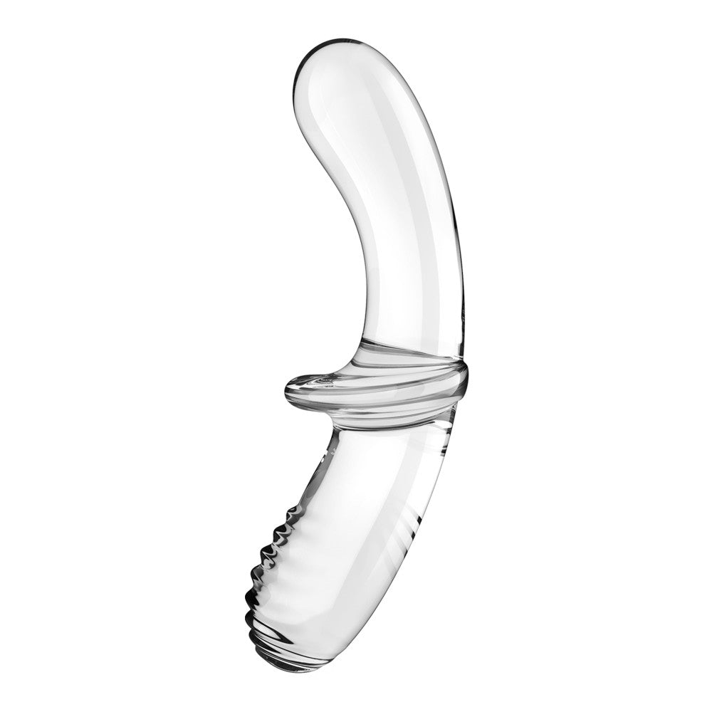 Double Crystal Transparent Dildo ? Premium Dual-Ended Glass Pleasure Toy