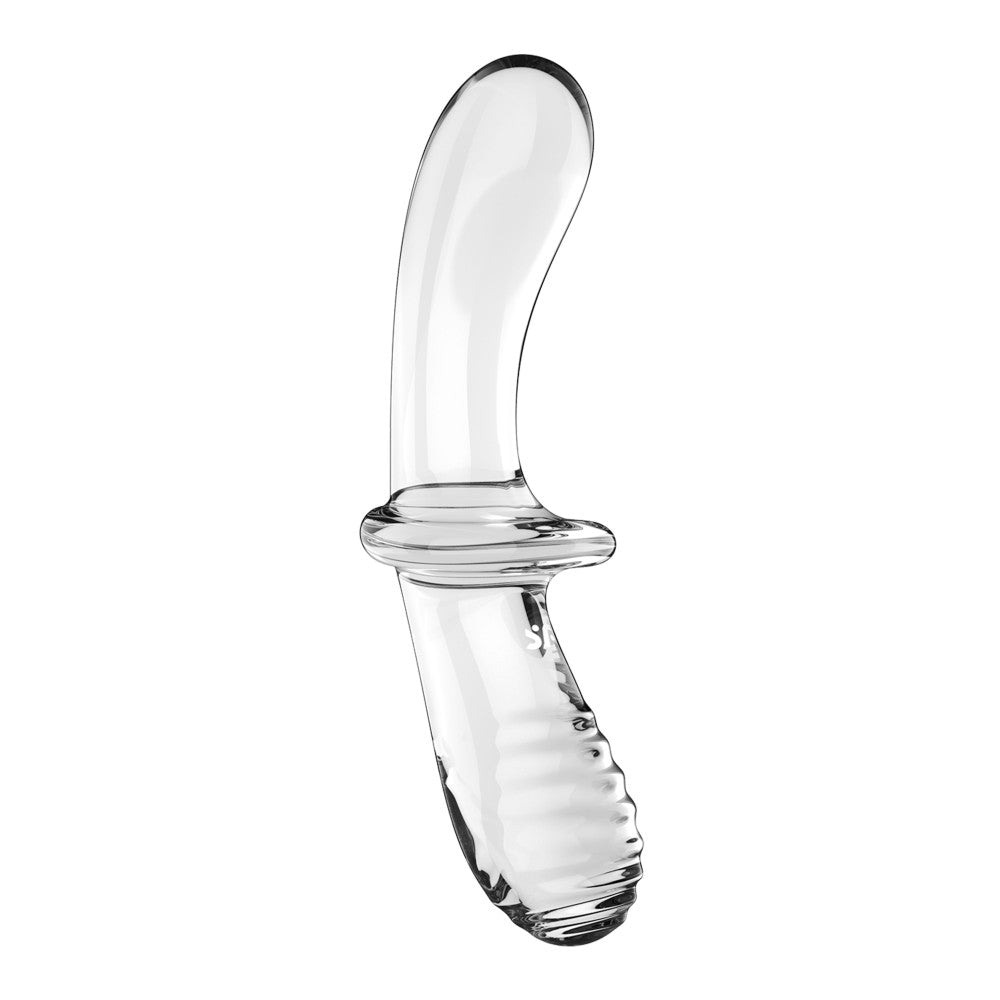 Double Crystal Transparent Dildo ? Premium Dual-Ended Glass Pleasure Toy