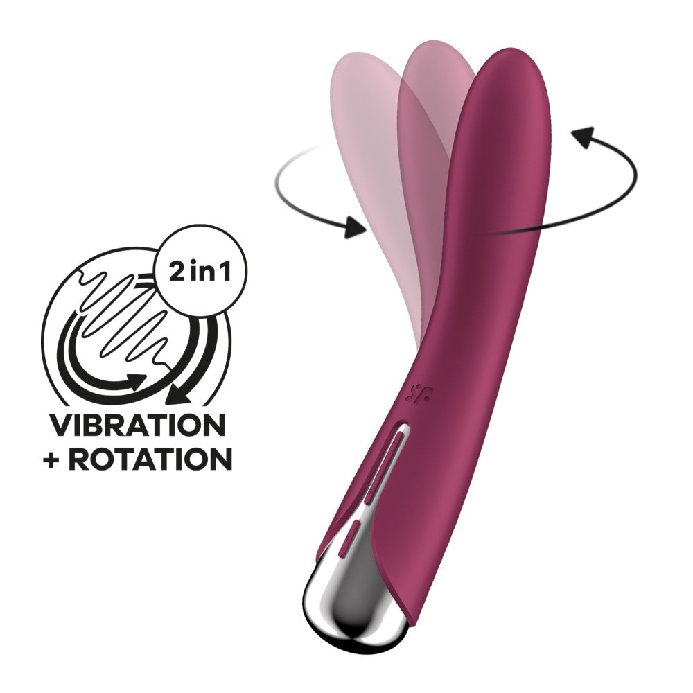 Powerful Red Spinning Vibe 1 Vibrator - Ultimate Pleasure & Sensation