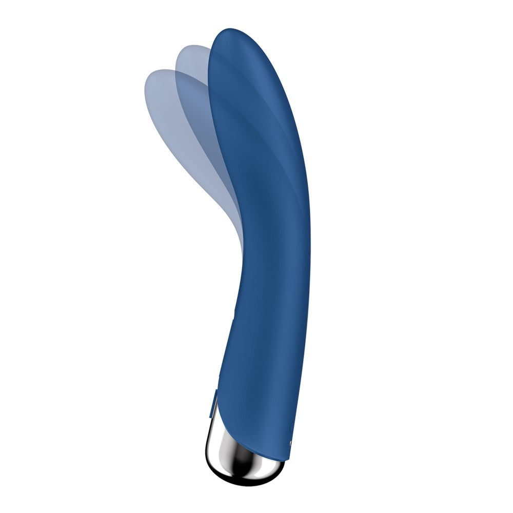 Spinning Vibe 1 Blue Vibrator - Powerful, Waterproof, Multi-Speed Adult Toy for Ultimate Pleasure!