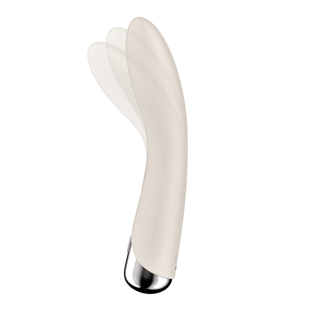 Powerful Spinning Vibe 1 Beige Vibrator - Ultimate Pleasure & Stimulating Design