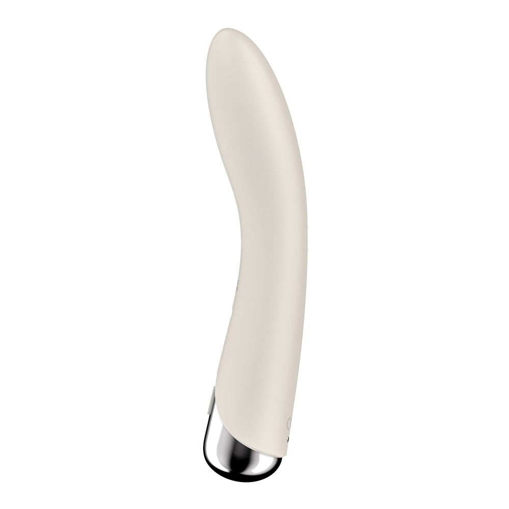 Powerful Spinning Vibe 1 Beige Vibrator - Ultimate Pleasure & Stimulating Design