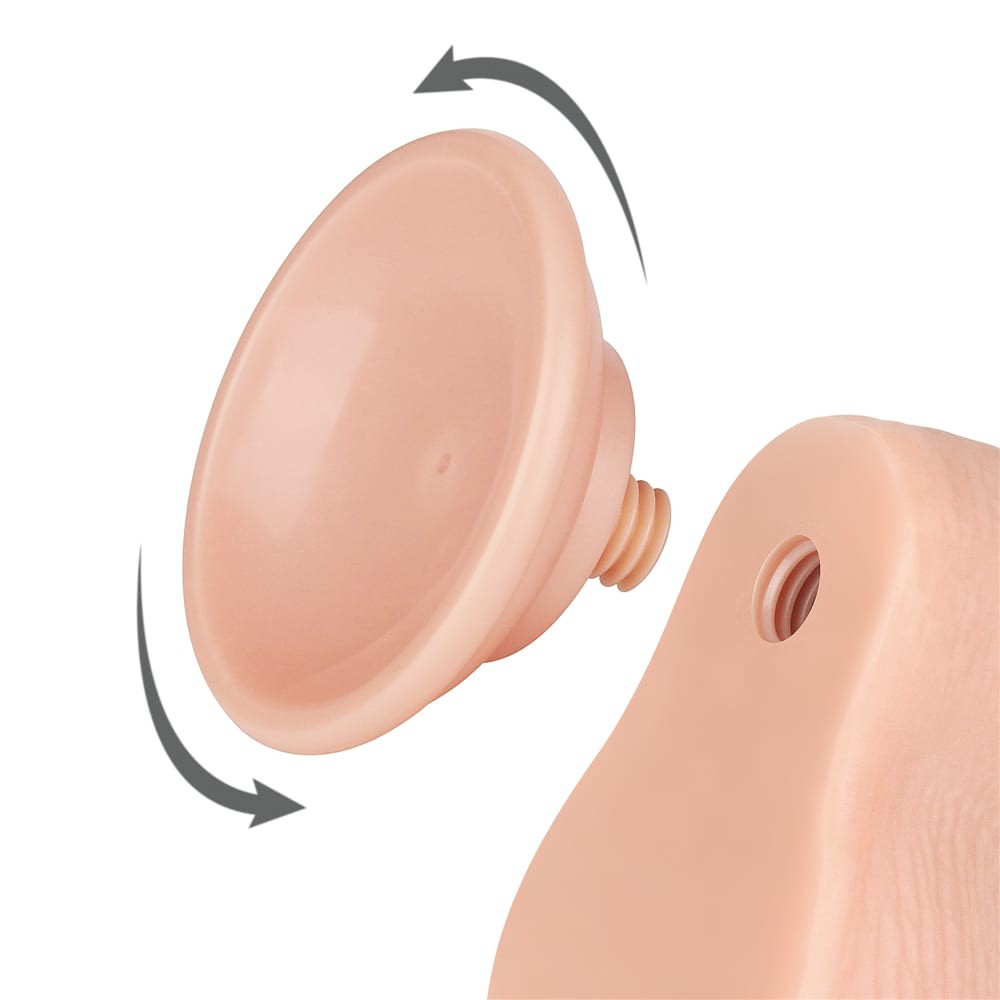 7.5'' Realistic Dual Layer Skin Dildo - Flesh Tone Sliding Dong for Ultimate Pleasure