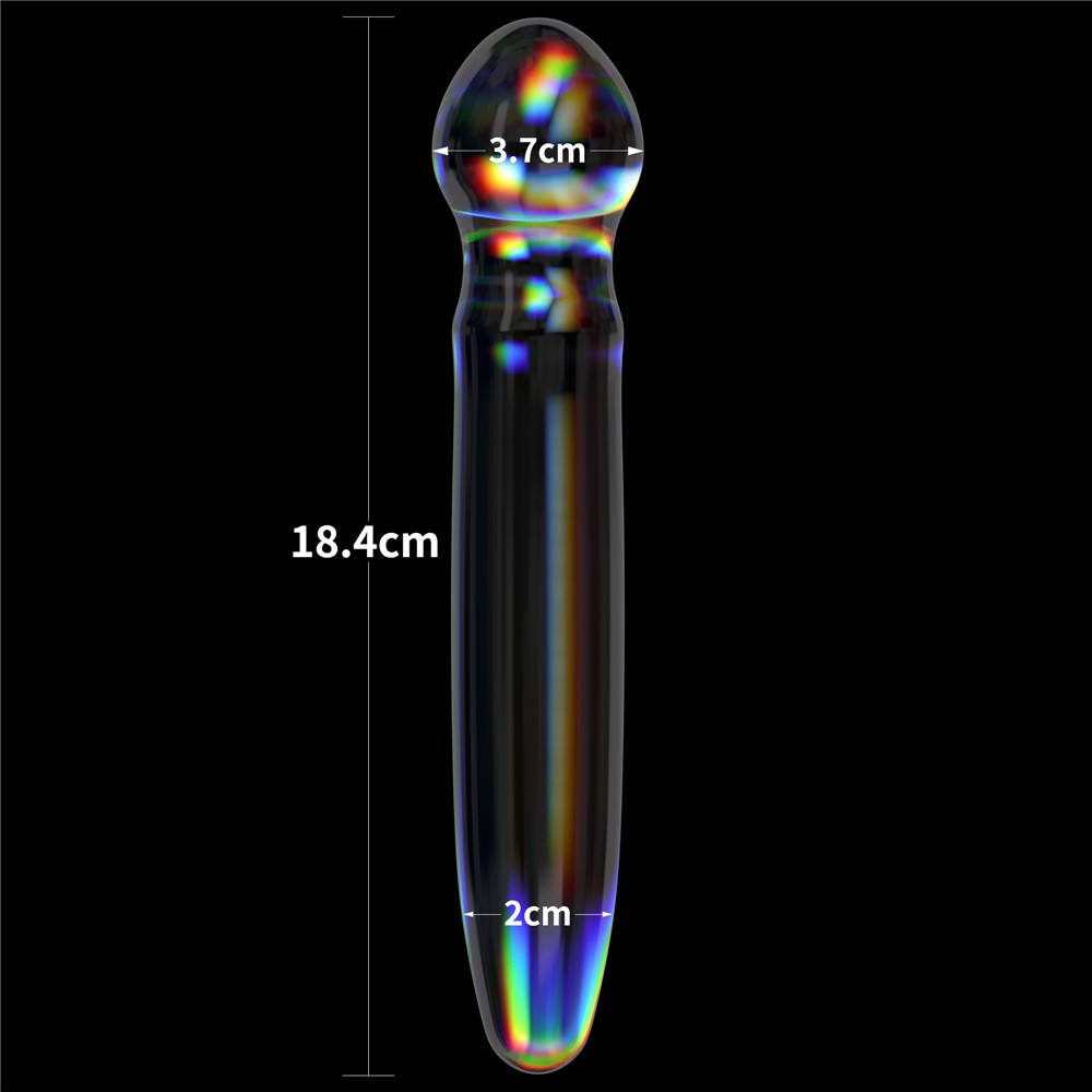 Twilight Gleam Glass Dildo- Prism Glass Dildo