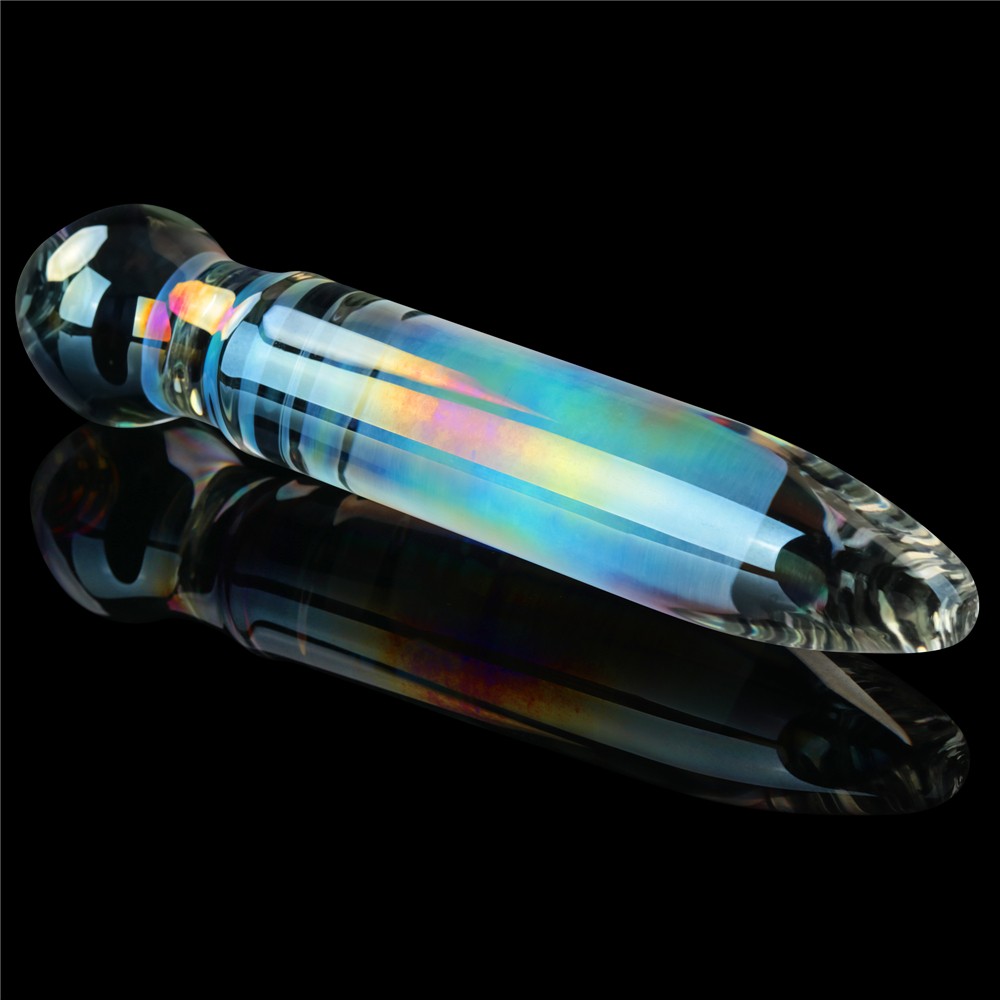 Twilight Gleam Glass Dildo- Prism Glass Dildo