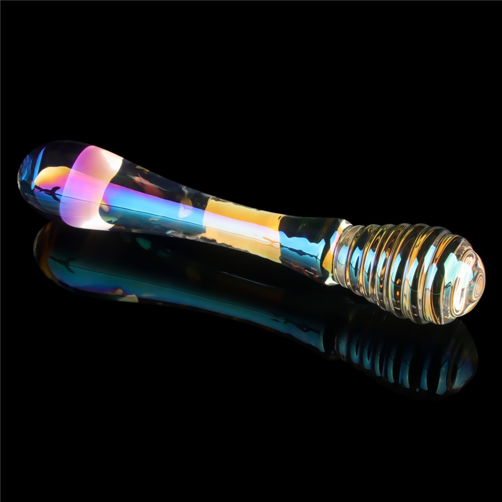 Twilight Gleam Glass Dildo - Ultimate Twin Pleasures for Sensational Stimulation