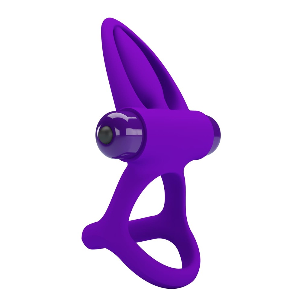 Pretty Love Vibration Cockring - Purple Penis Ring for Enhanced Stimulation